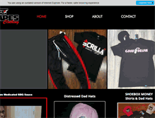 Tablet Screenshot of planetgrapesclothing.com